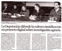 Diputación spread scientific culture with a digital project on agricultural research