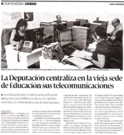 The Telecommunication Service of the Provincial Government now in the former building of Education.