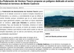 A federacin de vecios Teucro propn un pogono adicado ao sector forestal en terreos de Monte Castrove