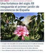 A fortress dating from the 12th century protects the first International Garden of Excellence in Spain